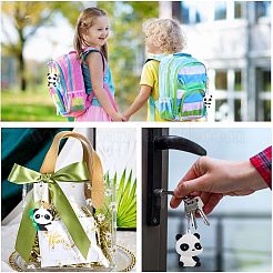 5шт 5-х стильный силиконовый брелок в виде панды&nbsp;KEYC-NB0001-19