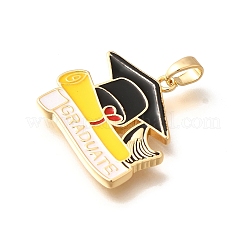 Латунь эмаль подвески&nbsp;KK-R212-17A-G