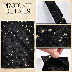 Бархатные обложки для книг в мягкой обложке AJEW-WH20120-05