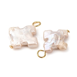 Подвески-кресты из натурального барочного жемчуга Кеши&nbsp;PALLOY-JF04209-01