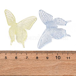 Светящиеся прозрачные акриловые бусины&nbsp;MACR-L015-12