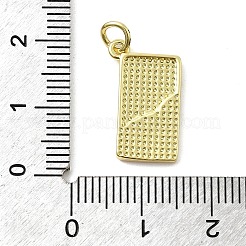 Латунь эмаль подвески&nbsp;KK-P338-11G-01