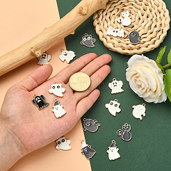 70шт 14 стиля хэллоуин подвески из сплава эмали&nbsp;ENAM-CJ0002-18