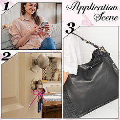 4 шт. 4 цвета искусственная кожа подвесные украшения&nbsp;KEYC-CL0001-13B