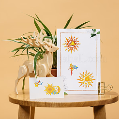 Углеродистая сталь разрезает трафареты DIY-WH0309-1953