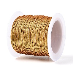 25 м двухслойная круглая металлизированная нить из пэт-материала&nbsp;MCOR-T003-04A