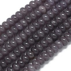 Натуральный Malaysia нефритовые бусы пряди&nbsp;G-B165-G01-5x8mm-17