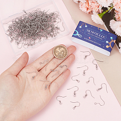 240 шт. 4 стиля французских сережек-крючков из нержавеющей стали 304&nbsp;STAS-SC0008-20B