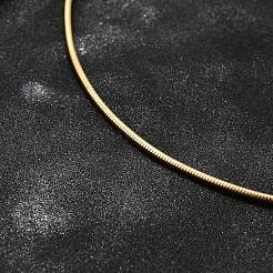 Ожерелья-чокеры в стиле casual из нержавеющей стали 304 в виде змеиной цепи&nbsp;STAS-O037-05G