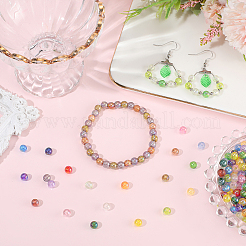 1200шт 20 цвета прозрачные акриловые бусины&nbsp;MACR-PA0001-07A