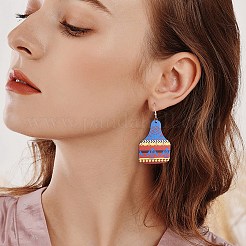 24шт 12 стильные односторонние большие подвески из липы с принтом&nbsp;WOOD-SZ0001-28