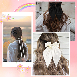 6 стиль бант полиэстер заколки для волос&nbsp;PHAR-SP0001-22A