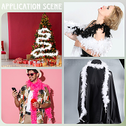 Аксессуары для украшений из перьев индейки&nbsp;AJEW-WH20018-91C