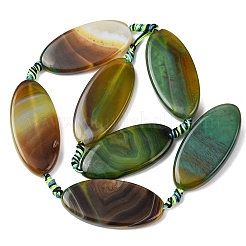 Натуральные полосатые агатовые бусы&nbsp;G-F825-A01-01B