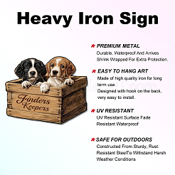 Железные настенные украшения&nbsp;AJEW-WH0550-029