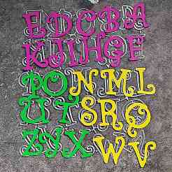 Углеродистая сталь разрезает трафареты&nbsp;DIY-P076-65