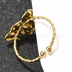 Кольцо-манжета из нержавеющей стали 304 для женщин&nbsp;LS-RJEW-B109-01G-03