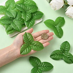 Искусственный лист из пластика и ткани&nbsp;AJEW-WH20070-105