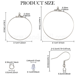 20 шт. 2 стиля подвески из нержавеющей стали 304&nbsp;STAS-YW0003-07