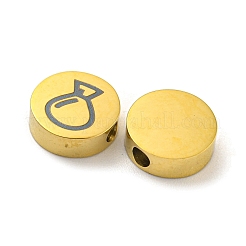 Тема Хэллоуина бусины из нержавеющей стали 304&nbsp;LS-STAS-M069-01L-G