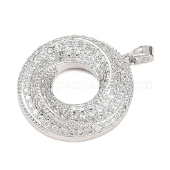 Латунные микро проложить кубического циркония подвески&nbsp;KK-K418-02P