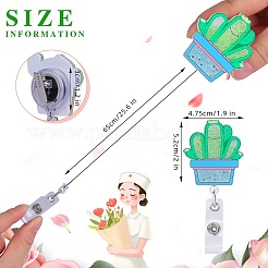 Катушка для значков из акрила и АБС-пластика со стразами и эффектом зыбучих песков&nbsp;AJEW-SZ0002-48D