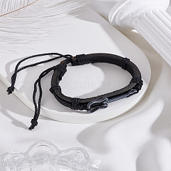 1шт гитара браслеты из искусственной кожи шнур&nbsp;BJEW-LP0003-46