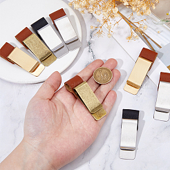 8 шт. 4-х цветные зажимы для ручек из нержавеющей стали и железа&nbsp;AJEW-FH0006-40