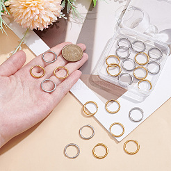 12 пара серег-колец Huggie Hoops из нержавеющей стали 202&nbsp;EJEW-UN0003-18