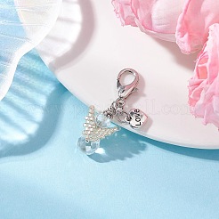 Стекло подвесные украшения&nbsp;HJEW-MZ00375