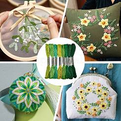 2 пакетик 6-слойных хлопковых ниток для вышивания&nbsp;DIY-DJ0005-18B