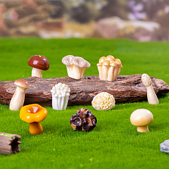 22 шт. 11 стиля вазы из смолы миниатюрные украшения в виде грибов&nbsp;RESI-CN0001-01