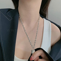 Ожерелья с подвеской из нержавеющей стали 304 с замком&nbsp;FS-WGE7469-02