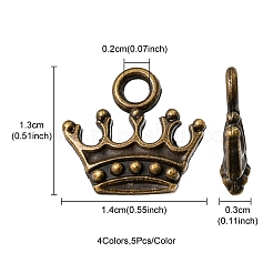 20шт 4 цвета подвески из цинкового сплава&nbsp;FIND-YW0001-52