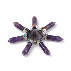 Чакра природный аметист энергетическая башня пирамида&nbsp;G-L524-08P-01