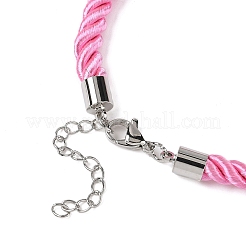 Изготовление ожерелья из нейлонового витого шнура толщиной 5 мм&nbsp;FIND-G096-01P-15