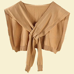 Полипропиленовые свитера-шальки для женщин&nbsp;AJEW-WH20080-27B