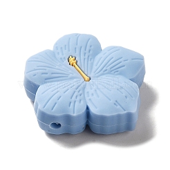 Силиконовые фокусные бусины вишневого цвета&nbsp;SIL-B069-02G