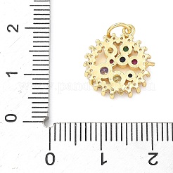 Латунные микро проложить кубического циркония подвески&nbsp;KK-D357-46G