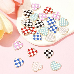 24шт 6 стиля подвески из сплава с эмалью&nbsp;ENAM-FS0002-37