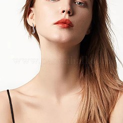 Женские латунные серьги с подвесками в виде сердца с 925 серебряной булавкой&nbsp;JE1092A