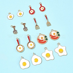 24шт 8 стиля сплава эмалевые подвески&nbsp;ENAM-FS0002-78