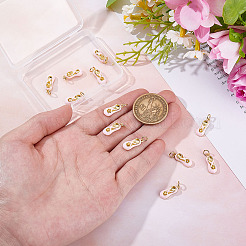 12 шт. Настоящие позолоченные латунные подвески 18k&nbsp;KK-ME0003-21