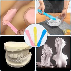 7шт 7 пластиковых шпателя пластиковые щетки&nbsp;AJEW-OC0002-82