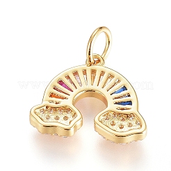 Латунные микро проложить кубического циркония подвески&nbsp;LS-ZIRC-G166-26G