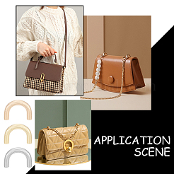 12 комплект 3-цветных пряжек-соединителей с D-образным кольцом для сумки&nbsp;FIND-WR0006-54