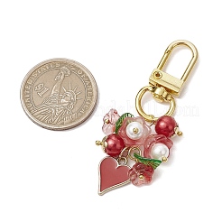 Подвески из сплава сердца с эмалью&nbsp;HJEW-JM03010