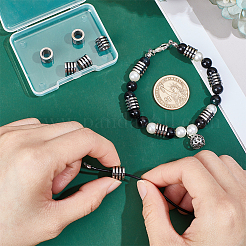 12 шт. бусины из нержавеющей стали марки 304&nbsp;STAS-UN0062-82