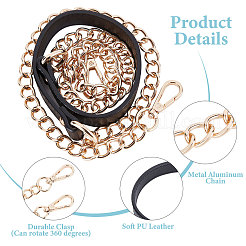 Ремни сумки из искусственной кожи&nbsp;FIND-WH0114-25B