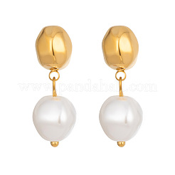 Овальные серьги-гвоздики из нержавеющей стали 304&nbsp;NE0057